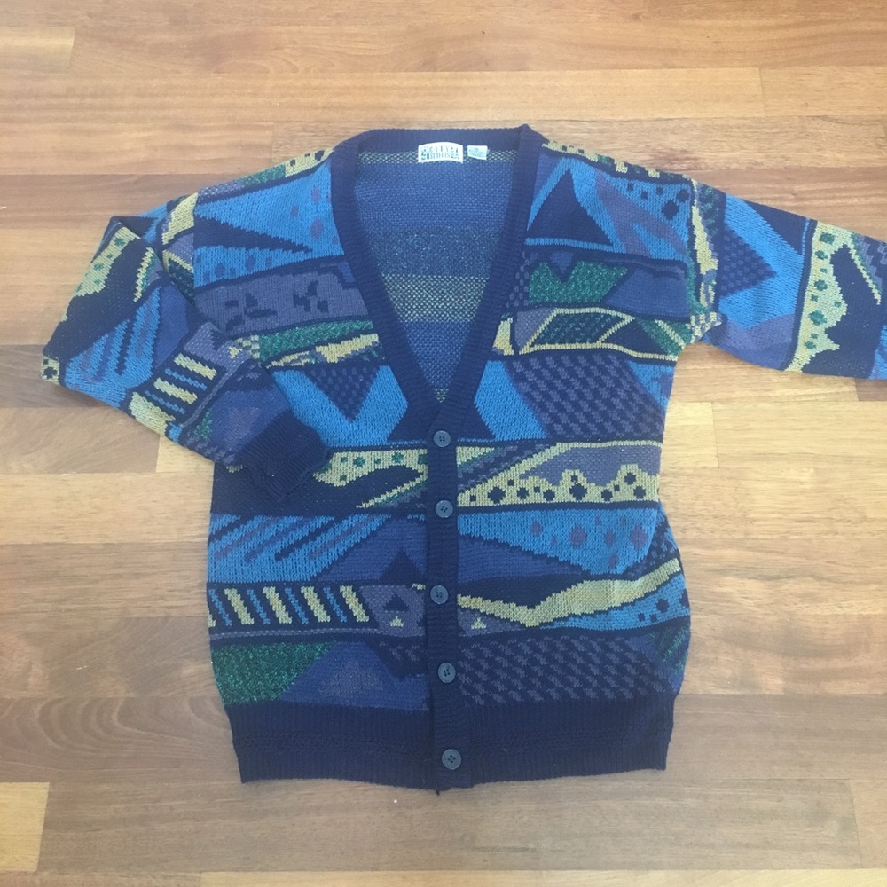 Vintage 90’s cardigan by City Streets.Men’s size M